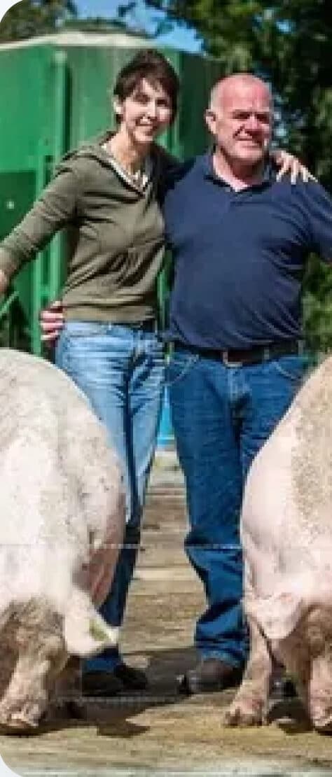 The farmers at Andarl Farm, Mayo